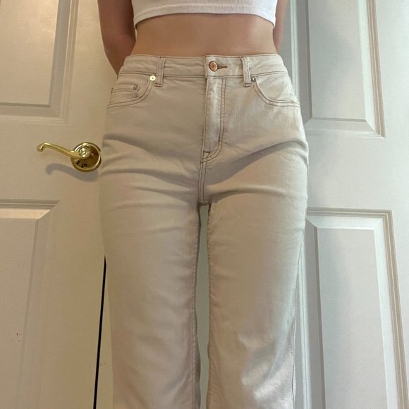 CRVY High-Rise Vintage Straight Jeans - Picture 1 of 4